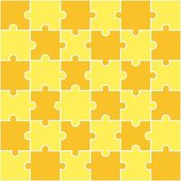 Yellow jigsaw pattern. jigsaw line pattern. jigsaw seamless pattern. Decorative elements, clothing, paper wrapping, bathroom tiles, wall tiles, backdrop, background. vector