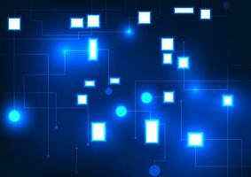 Circuit board technology abstract background Circuit board lines connected to an electronic system that is transmitting operational commands to various parts for processing and following commands vector