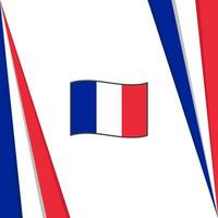 France Flag Abstract Background Design Template. France Independence Day Banner Social Media Post. France Independence Day vector