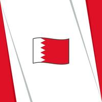 Bahrain Flag Abstract Background Design Template. Bahrain Independence Day Banner Social Media Post. Bahrain Independence Day vector