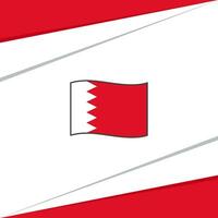 Bahrain Flag Abstract Background Design Template. Bahrain Independence Day Banner Social Media Post. Bahrain Banner vector