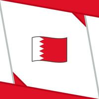 Bahrain Flag Abstract Background Design Template. Bahrain Independence Day Banner Social Media Post. Bahrain Template vector