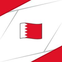 Bahrain Flag Abstract Background Design Template. Bahrain Independence Day Banner Social Media Post. Bahrain Design vector