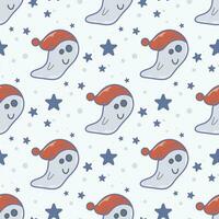 Cute ghost baby background vector illustration