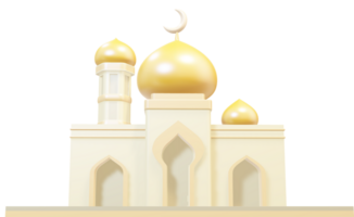 3d moschea davanti png