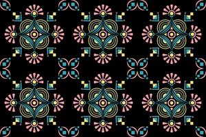 Ethnic boho seamless pattern. Traditional ornament. Tribal pattern. Folk motif. Can be used for wallpaper, textile, wrapping, web page background. mandala style vector