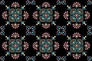 Ethnic boho seamless pattern. Traditional ornament. Tribal pattern. Folk motif. Can be used for wallpaper, textile, wrapping, web page background. mandala style vector