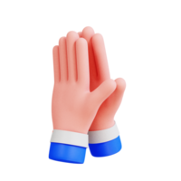 Hand Geste vol 3 3d Symbol png