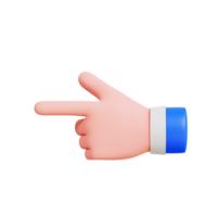 Hand Geste vol 1 3d Symbol png