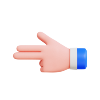 Hand Geste vol 2 3d Symbol png