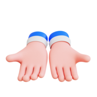 Hand Geste vol 3 3d Symbol png