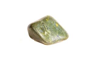 Macro mineral stone jasper on a white background photo