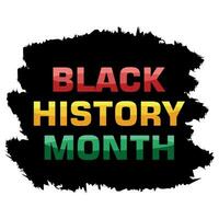 Hand drawn black history month illustration. Template for background, banner, card, poster. African American History. vector