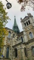 san pedro catedral en Ginebra, Suiza, hdr foto