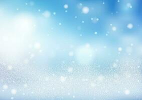 Christmas snowy background design vector