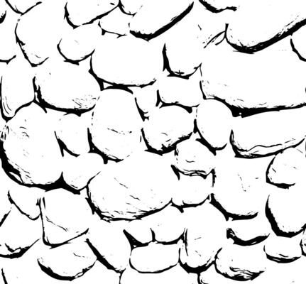 Rustic cracked vector texture with many cracks and scratches. Abstract background. Broken and damaged surface.