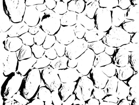 Rustic cracked vector texture with many cracks and scratches. Abstract background. Broken and damaged surface.