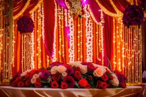 el boda, Bombay, fotografía, el Boda brigada. generado por ai foto