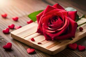 the best red roses for valentine's day. AI-Generated photo