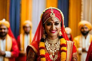 indian wedding in delhi. AI-Generated photo