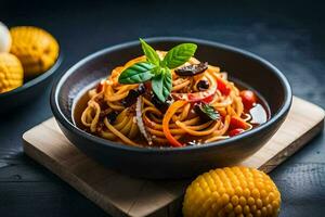 the best pasta recipes for a healthy diet. AI-Generated photo