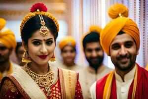 indian wedding in delhi. AI-Generated photo