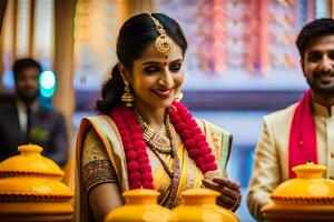 indian wedding photography in bangalore. AI-Generated photo