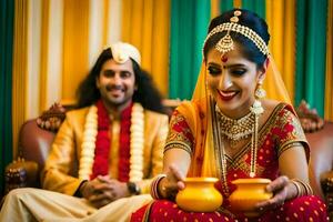 indian wedding photography in bangalore. AI-Generated photo