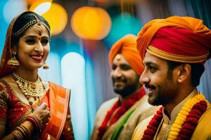 indian wedding in delhi. AI-Generated photo