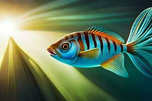 fish in the water, fish, fish in the water, hd wallpaper. AI-Generated photo