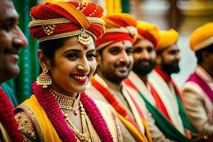 indian wedding ceremony in bangalore. AI-Generated photo