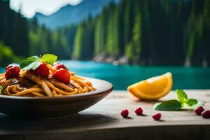 the best foods to eat on a hike. AI-Generated photo