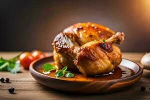 the best chicken recipes for the holidays. AI-Generated photo