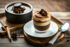 the best chocolate desserts in the world. AI-Generated photo