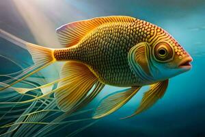 goldfish, fish, underwater, underwater, fish, fish, underwater, fish, fish,. AI-Generated photo