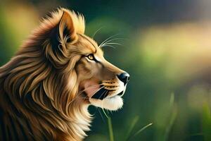 lion, lion, lion, lion, lion, lion, lion, lion, lion,. AI-Generated photo