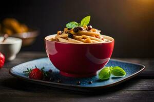 the best pasta dishes in the world. AI-Generated photo