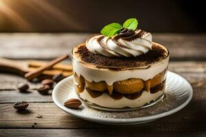 the best coffee shop desserts in the world. AI-Generated photo