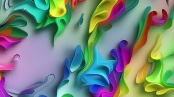 Abstract Liquid Wavy Texture Background, Generative AI video