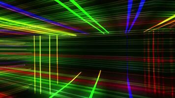 abstrakt neon färger Ränder bakgrund animation, abstrakt rör på sig rader bakgrund, generativ ai video