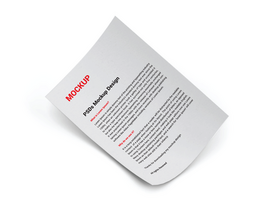 letterhead psds 3d Mockup