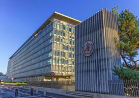 Geneva, Switzerland - December 07, 2020 World Health Organization, WHO - OMS, Headquarters photo