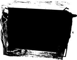 Grunge Black Paint Stain Vector Banner EPS