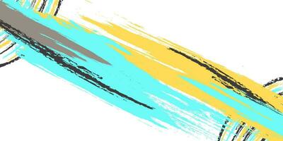 Abstract and Dynamic Brush Background. Brush Stroke Illustration for Banner, Poster or Sports Background. vector