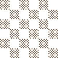 Brown checker pattern with dot inside. checker seamless pattern vector. checker pattern. Decorative elements, floor tiles, wall tiles, bathroom tiles, swimming pool tiles. vector