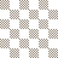 Brown checker pattern with dot inside. checker seamless pattern vector. checker pattern. Decorative elements, floor tiles, wall tiles, bathroom tiles, swimming pool tiles. vector