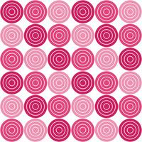 rosado circulo modelo. circulo vector sin costura modelo. decorativo elemento, envase papel, pared losas, piso losas, baño losas.