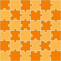 Orange jigsaw pattern. jigsaw line pattern. jigsaw seamless pattern. Decorative elements, clothing, paper wrapping, bathroom tiles, wall tiles, backdrop, background. vector