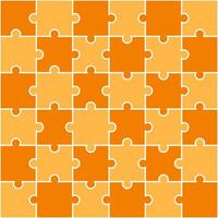 Orange jigsaw pattern. jigsaw line pattern. jigsaw seamless pattern. Decorative elements, clothing, paper wrapping, bathroom tiles, wall tiles, backdrop, background. vector