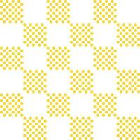 Yellow checker pattern with dot inside. checker seamless pattern vector. checker pattern. Decorative elements, floor tiles, wall tiles, bathroom tiles, swimming pool tiles. vector